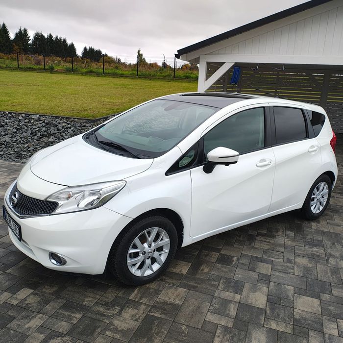 Nissan Note 1,2 benzyna, navi, klima, serwis, niski przebieg, bogate wyposażenie.