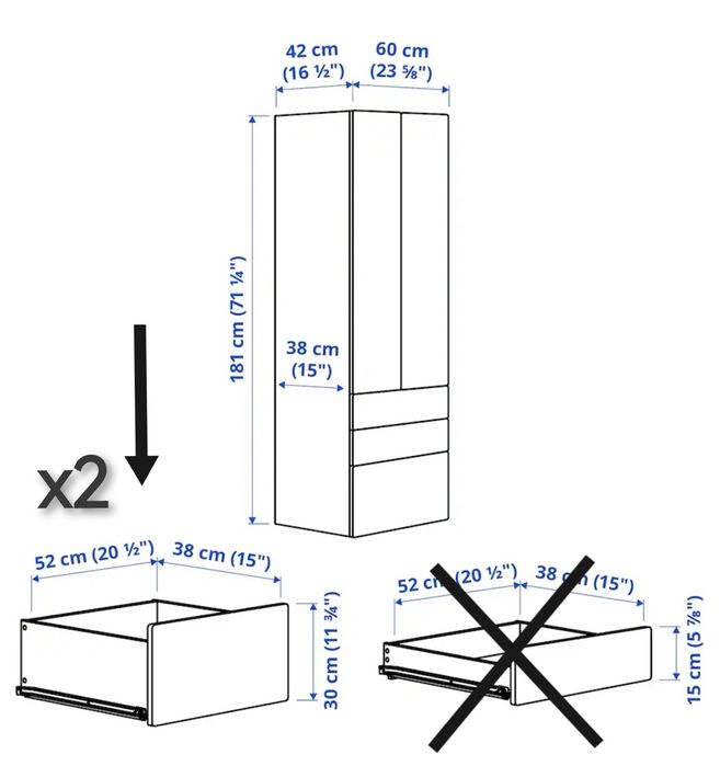 Roupeiro criança (ver descrição)