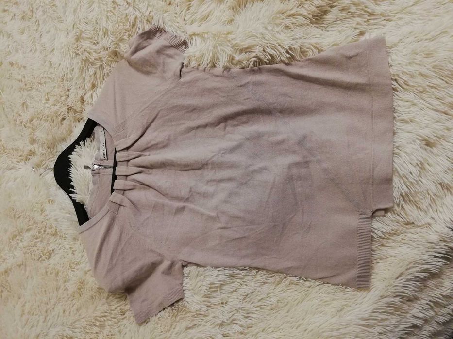bluzka Karen Millen 2 36 s szara krótki rękaw