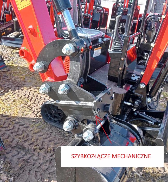 Nowa mini Koparka HQ10  1.0 tona cena BRUTTO 3 łyżki