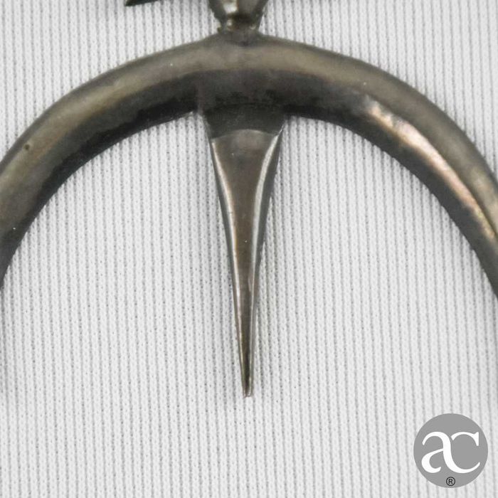 Resplendor em prata portuguesa antiga séc. XVIII / XIX