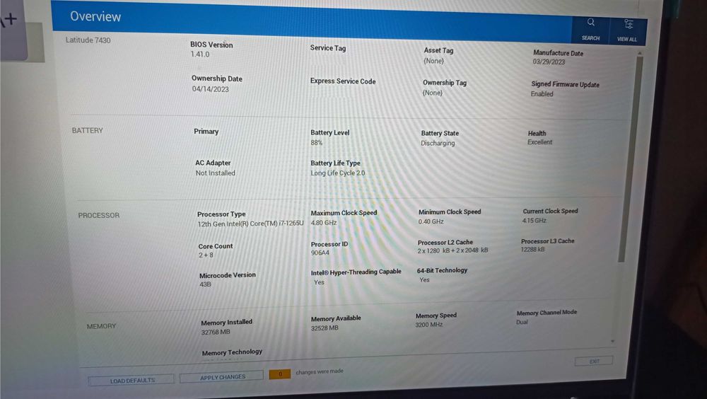 Dell Latitude 7430 i7-1265U, RAM 32GB, 256GB SSD, Win11 Pro