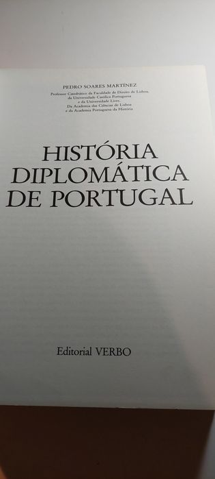 História Diplomática de Portugal - Pedro Soares Martínez
