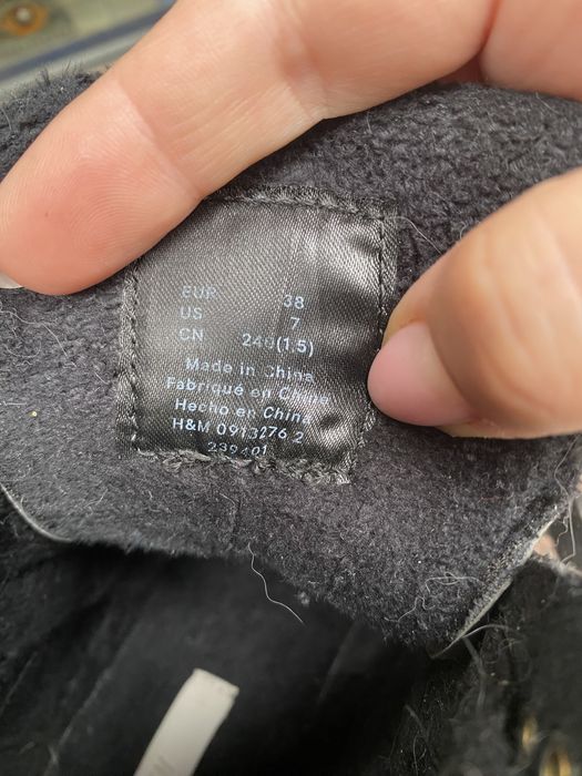 H&M ботинки демисезон р.38(по устілці 24,5см)