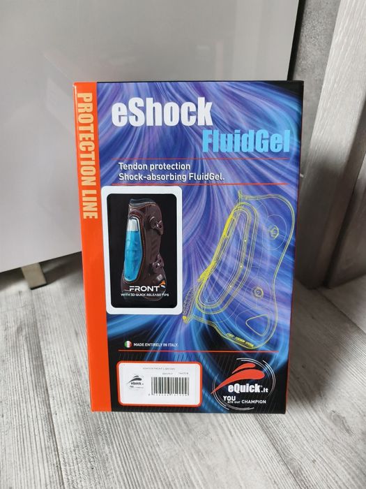 Ochraniacze skokowe eQuick eShock Full brązowe