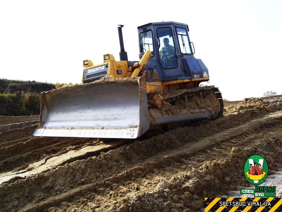 Оренда бульдозера Shantui SD16 Чернігів, компанія ВИМАЛСПЕЦБУД