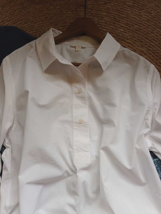 COS biała koszula damska oversize łączona r.38/40