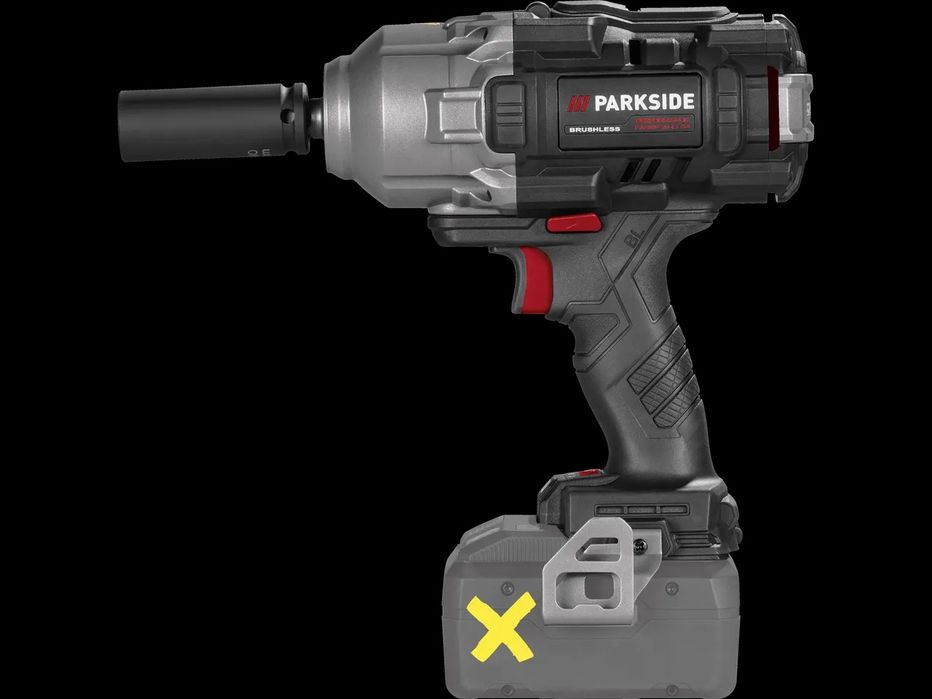 Мошний Акумуляторний ударний гайковерт Парксайд PASSP 20-Li C4