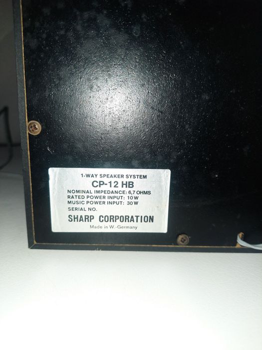 SHARP stereomuzik zentr