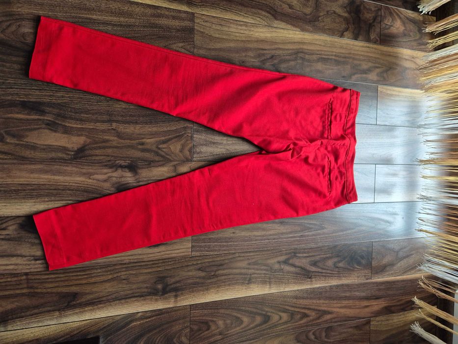 Spodnie damskie Mohito roz.36 czerwone