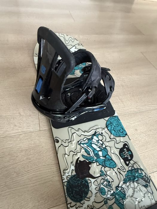 Dziecieca deska snowborad 125 Burton stan idealny