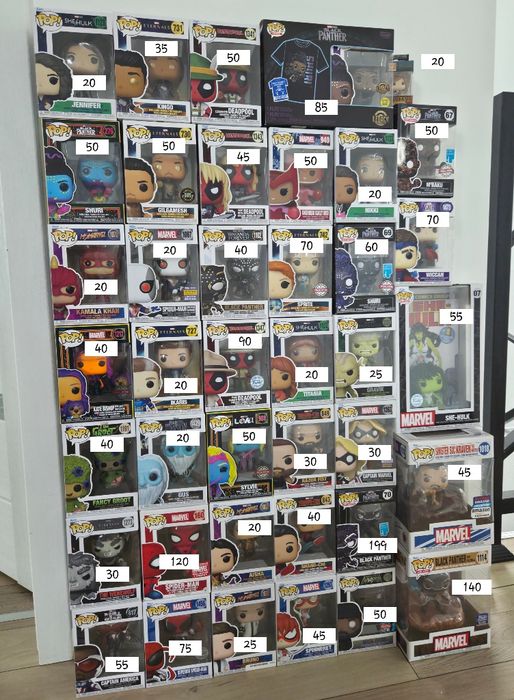Funko pop figurki marvel