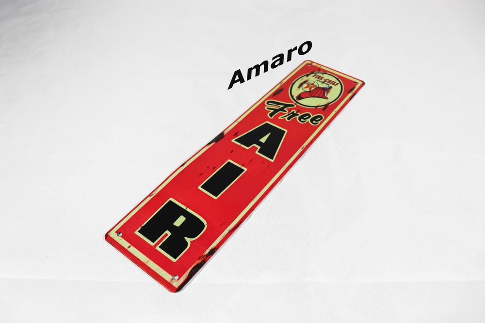 Placa/Chapa de Metal Vintage Retro Texaco Free Air| NOVA