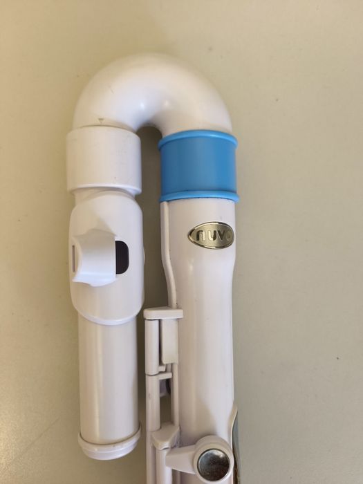 Flauta Transversal NUVO jFlute 2.0 Branco/Azul + Estojo