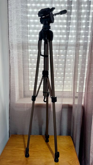 Tripé HAMA Star 61 (3D Pan & Tilt - Altura Máxima: 150 cm - Alumínio)