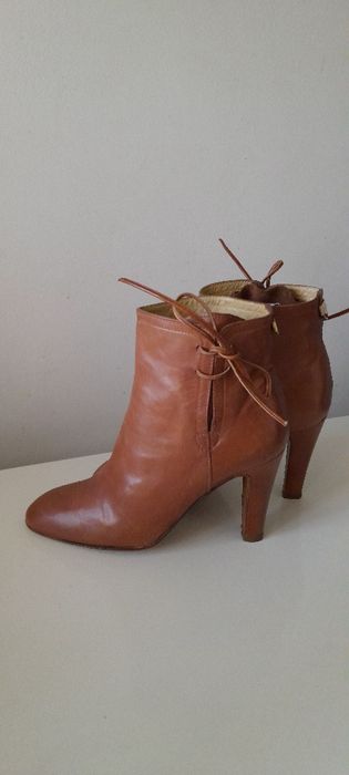 Botki w całości skóra włoskiej firmy Polini roz37