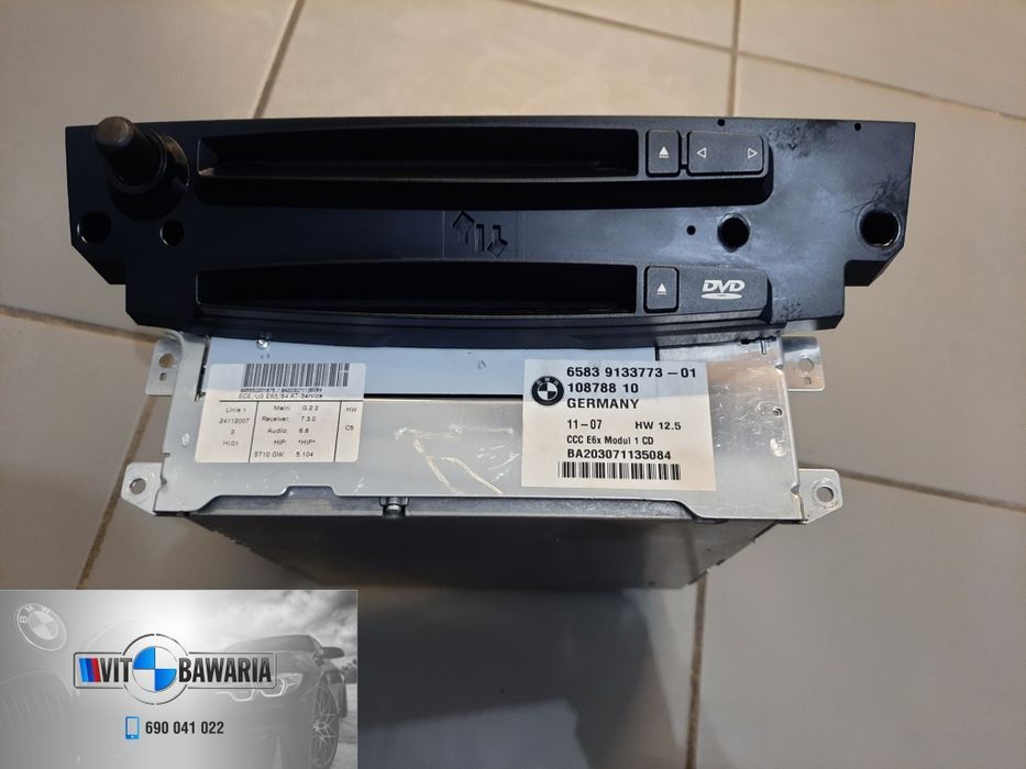Nawigacja CCC komplet BMW E60/E61