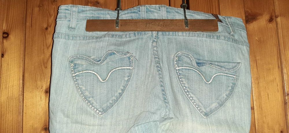 Jeansy damskie Sky Jeans niebieskie, r. S/M