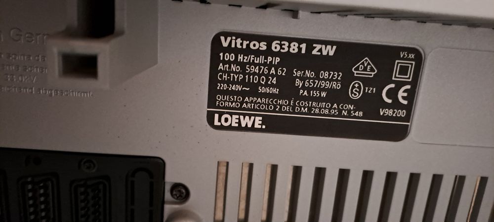 Televisão Loewe Vitros 6381 ZW