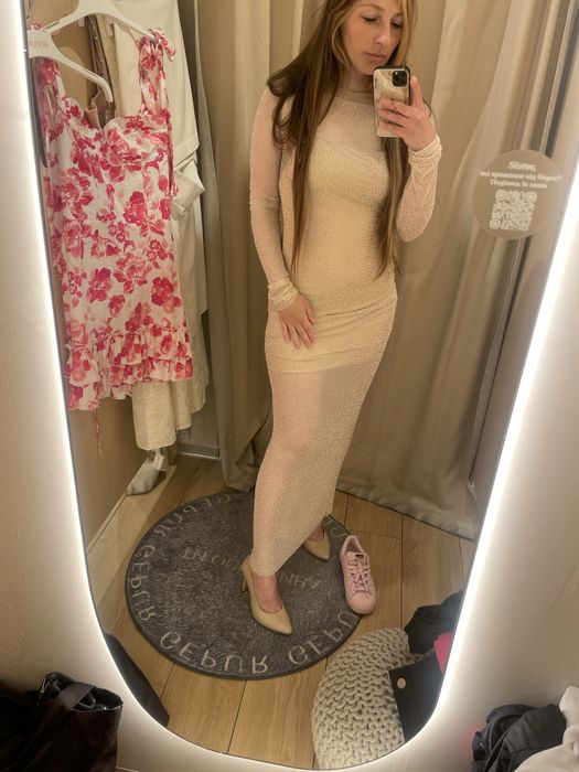 Сукня платье gepur сітка зі стразами