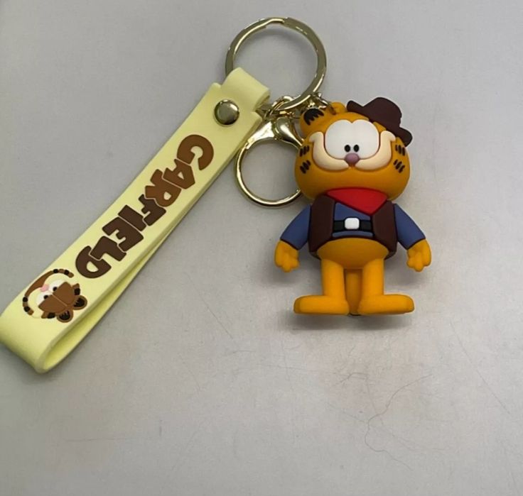 Porta Chaves Disney Garfield Cowboy