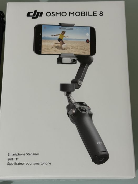 Dji Osmo Mobile 8 como novo, na garantia. Pack de acompanhamento avançado.