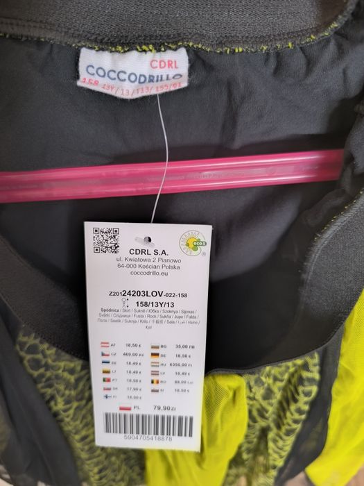 Nowa z metką spódnica tiulowa Coccodrillo w rozmiarze 158.