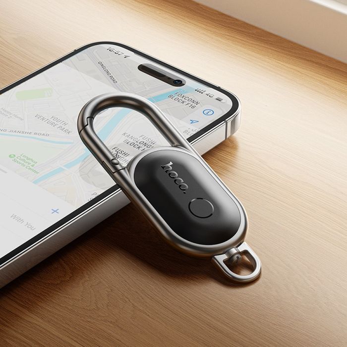 GPS Трекер Hoco E91J Tiger Пошуковий брелок Apple Find My

При оплаті