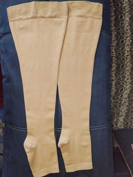 Чулки компрессионные SIGVARIS Cotton(Швейцария), размер L,компрессия 2