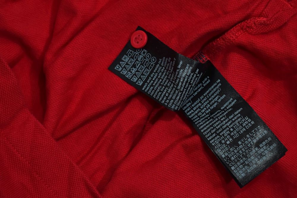 Calvin Klein Jeans Męska Czerwona Koszulka Polo L