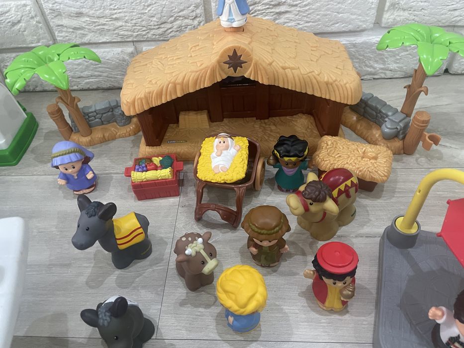 Duzy zestaw zabawek little people