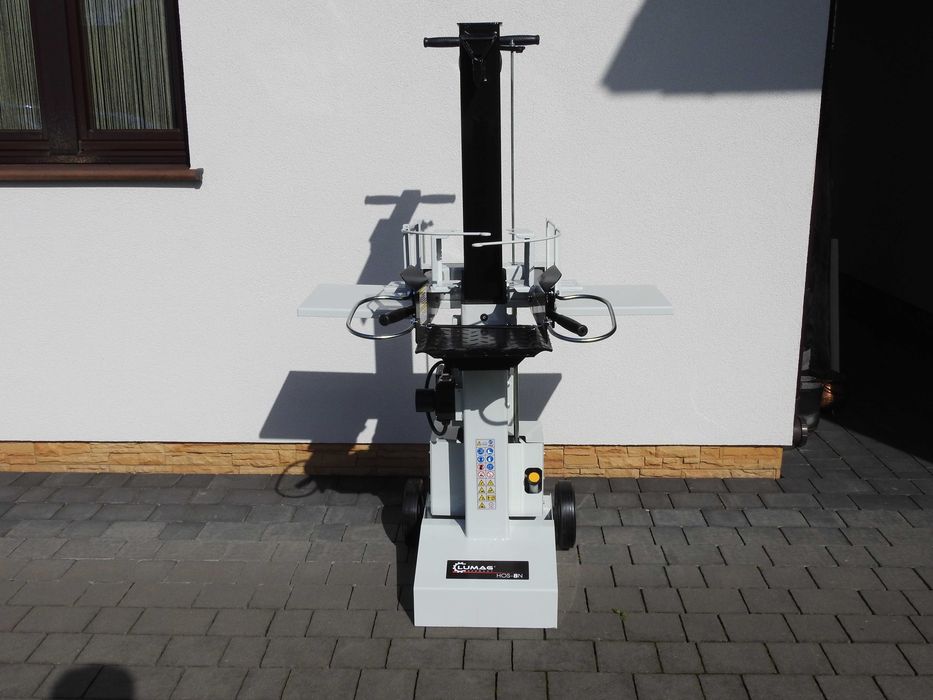 Łuparka do drewna Lumag, rębak, duży nacisk tłoka 8 ton, na prąd 230V