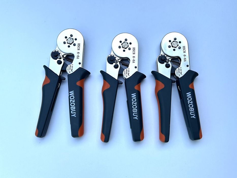 Кримпер Клещи для обжима трубчатых наконечников 6/4 кулачка WOZOBUY