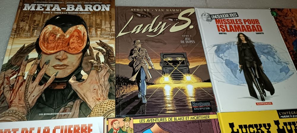 Lote de 8 banda desenhada antigas 5 euros unidade