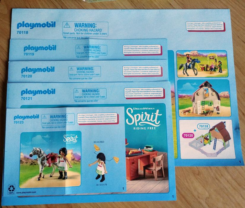 Playmobil 70118 Boks stajenny z Lucky Pru Abigail + 5 zestawów+gratis