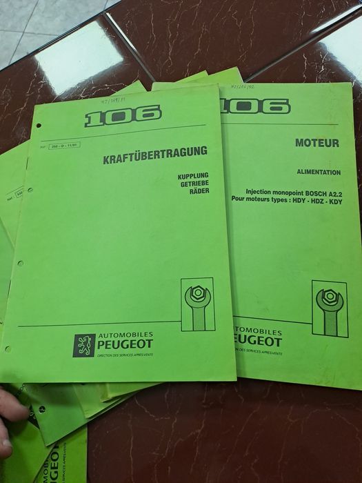 Dokumentacja serwisowa Peugeot 106, serwisówki