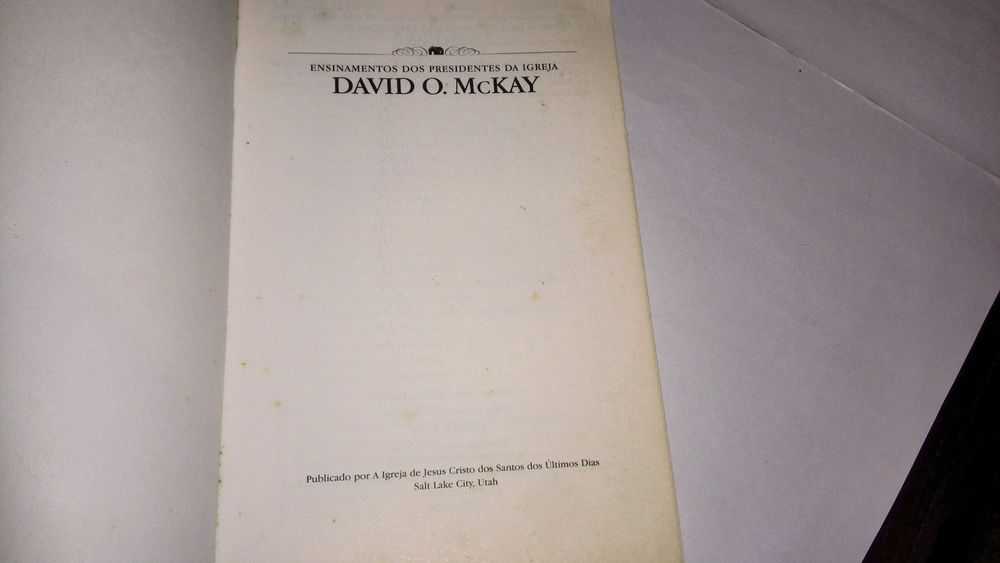 ensinamentos dos presidentes da igreja (david o. mckay) 2003 livro