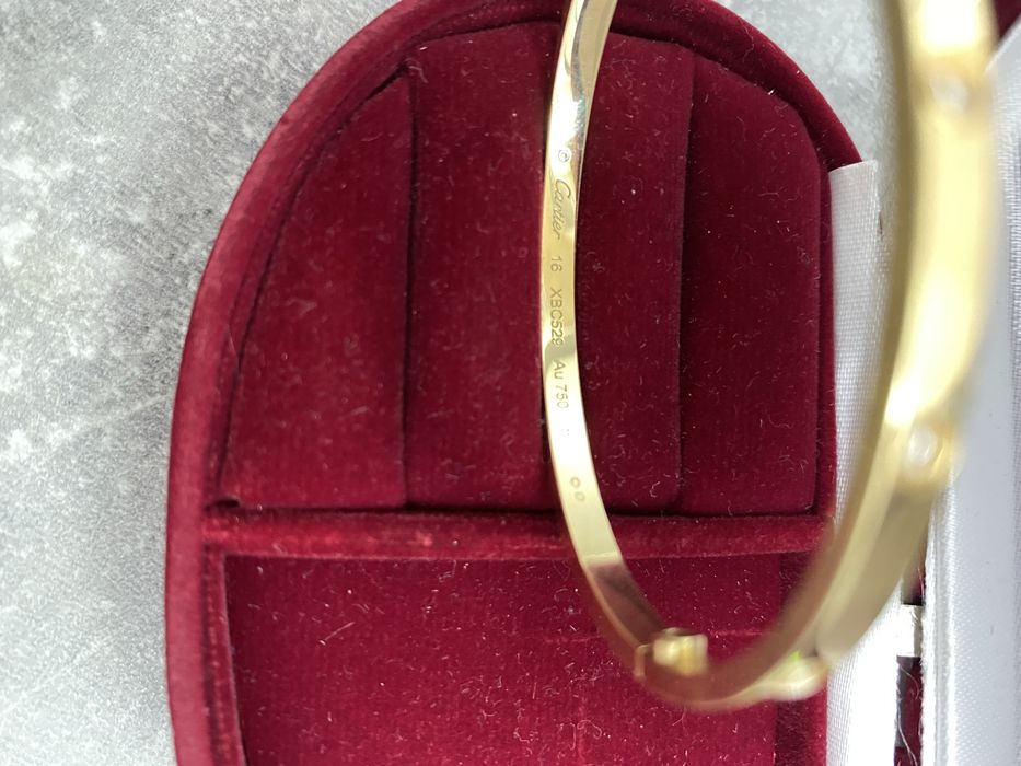 Cartier LOVE Small Bracelet 750 (18K) Yellow Gold Original