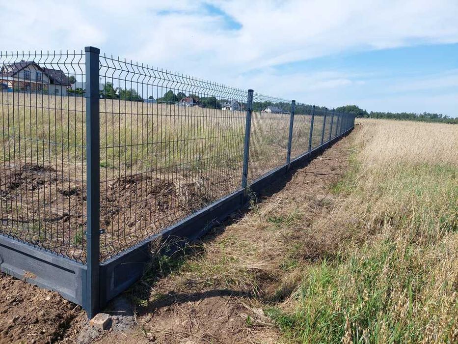 Tanio Ogrodzenia panelowe 3D Kompleksowo Wycena Transport Montaż