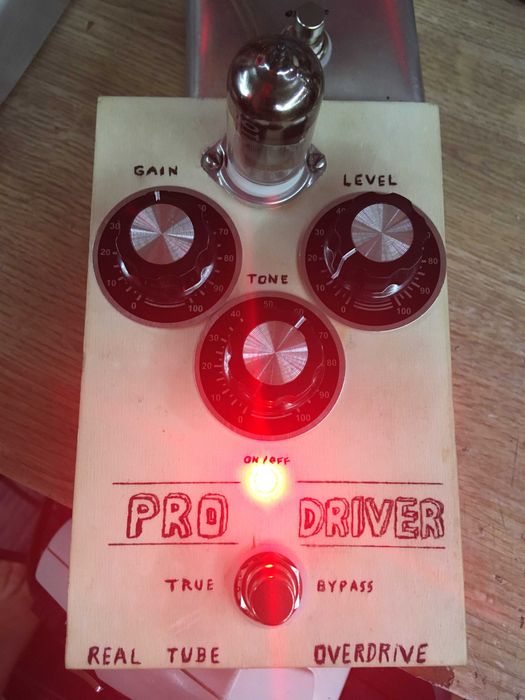 Efekt gitarowy lampowy Kafar PD ( overdrive ) nowy z zasilaczem