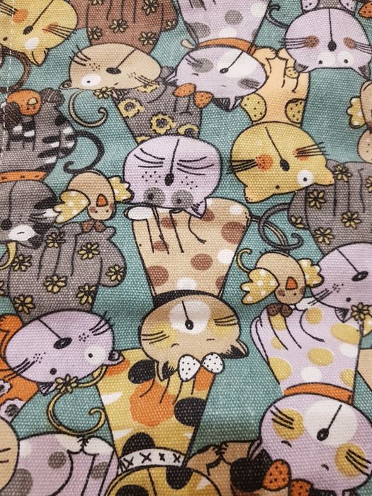 Estojo escolar de lona para lápis e caneta