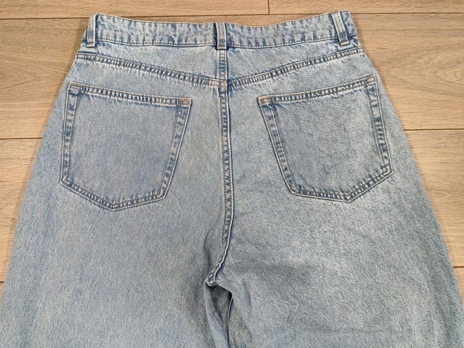 Jeansy damskie roz. 42 Divided H&M straight leg z wysokim stanem 170cm