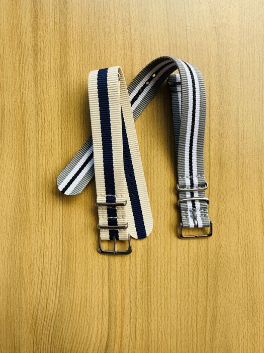 Dwa paski nato do zegarka 20 mm