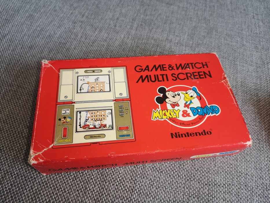 Konsola GAME & WATCH Mickey & Donald NINTENDO 1982 (dla kolekcjonera)