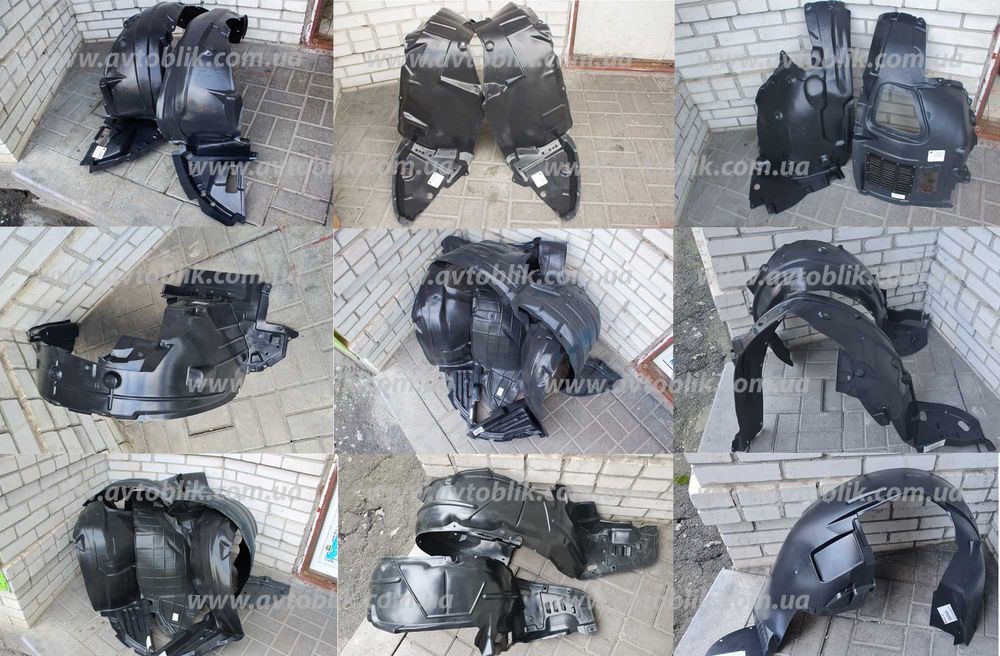 Підкрилки Nissan Almera, Altima, Sentra, Maxima, Note, Versa, Tiida