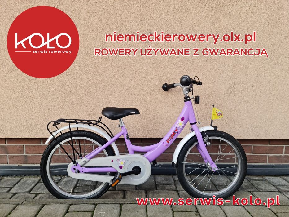 Rower dziecięcy PUKY koła 18 aluminium okazja rabat WYSYŁKA