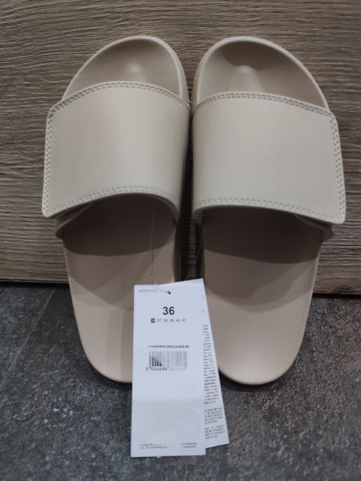 Klapki damskie 4F rozmiar 36 beżowe