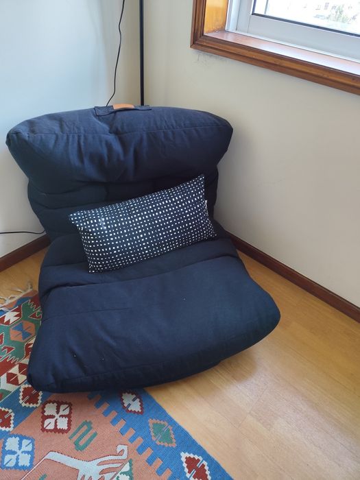 Pouf / Almofada de chão confortável – excelente estado