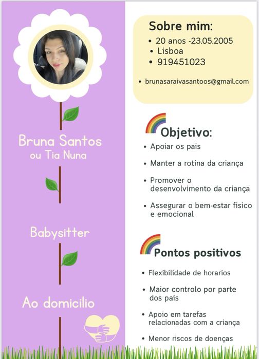 Babysitter ao domicilio, Lisboa Alverca , Sintra ,Arruda etc…