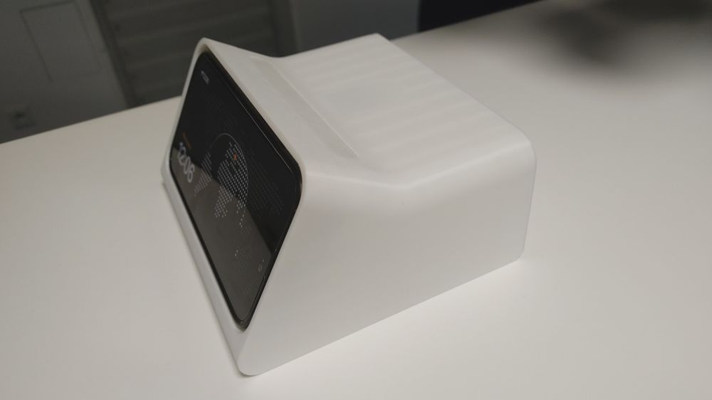 iPhone 14 PRO MAX jako zegarek budzik alarm w stylu Dietera Rams